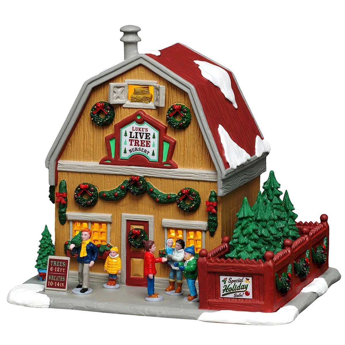 NEW 2026 Lemax Caddington Village Lighted Building: Luke's Live Tree Nursery #65557