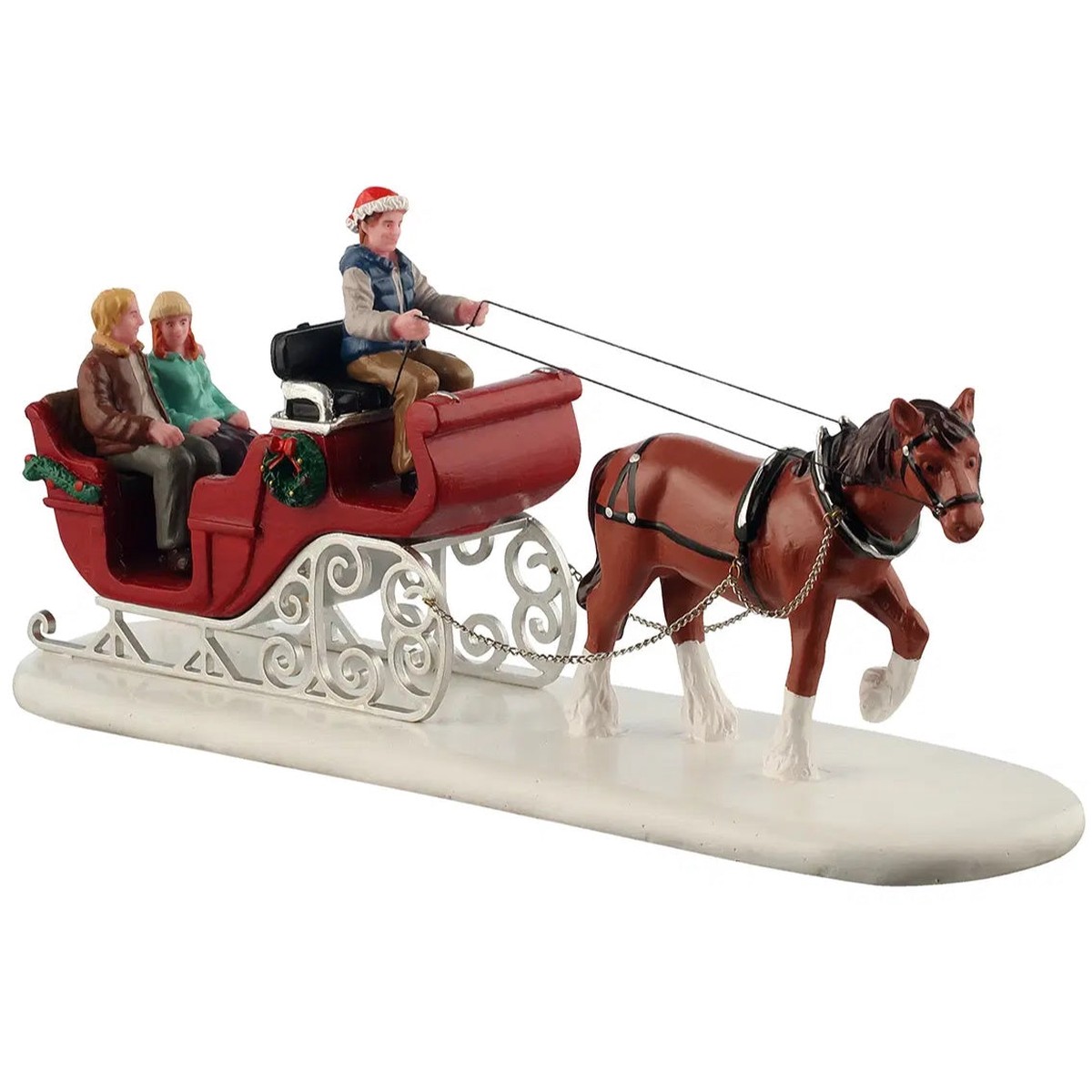 NEW 2026 Lemax General Collectibles Table Accent: Holiday Sleigh Ride #53754