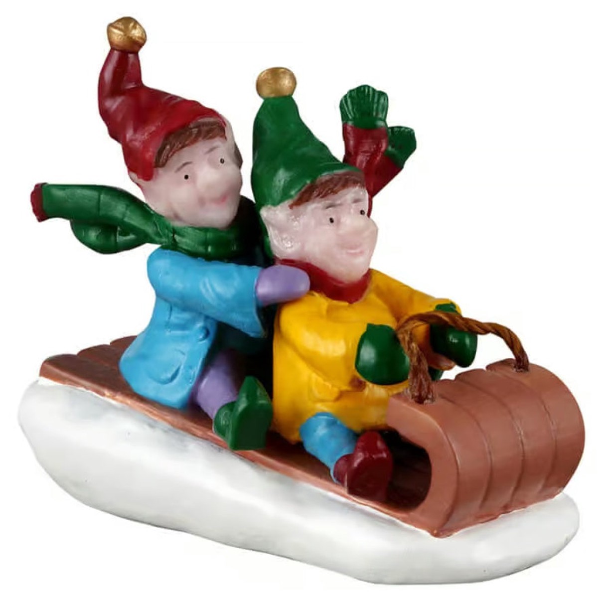 NEW 2026 Lemax Santa's Wonderland Figurine: Tobogganing #62624