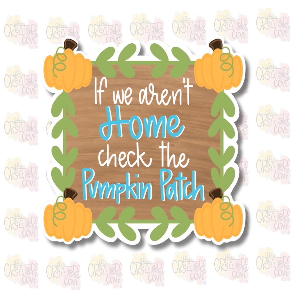 ASH Pumpkin Patch Plaque