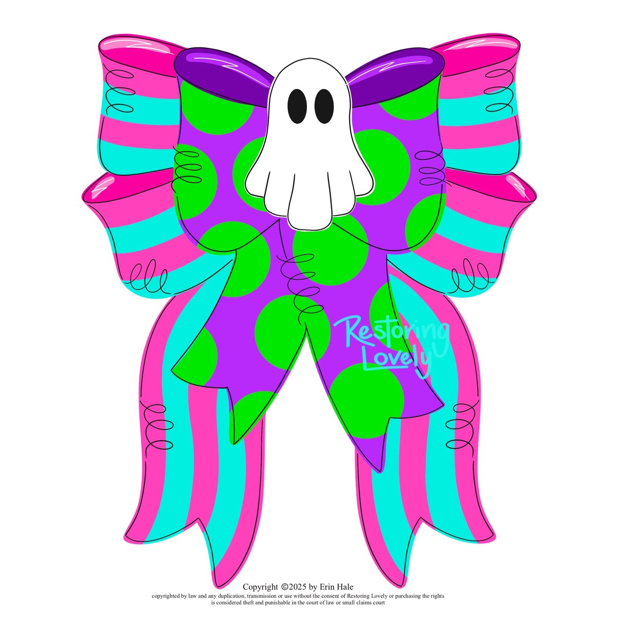 RLY Halloween Ghost Bow