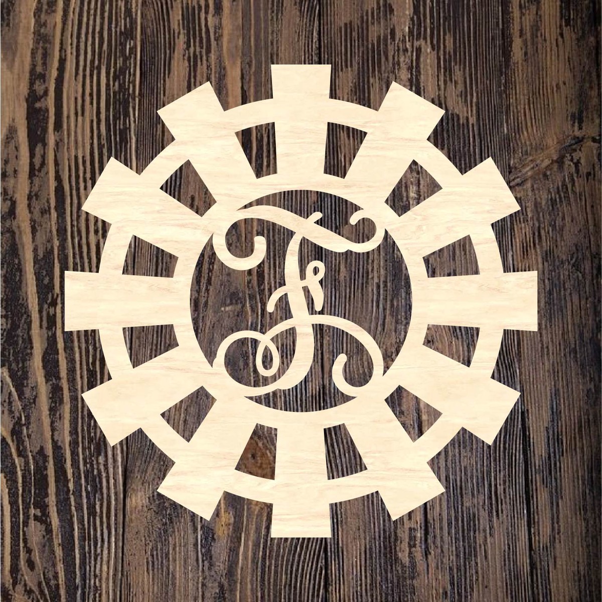 Windmill Single Letter Monogram