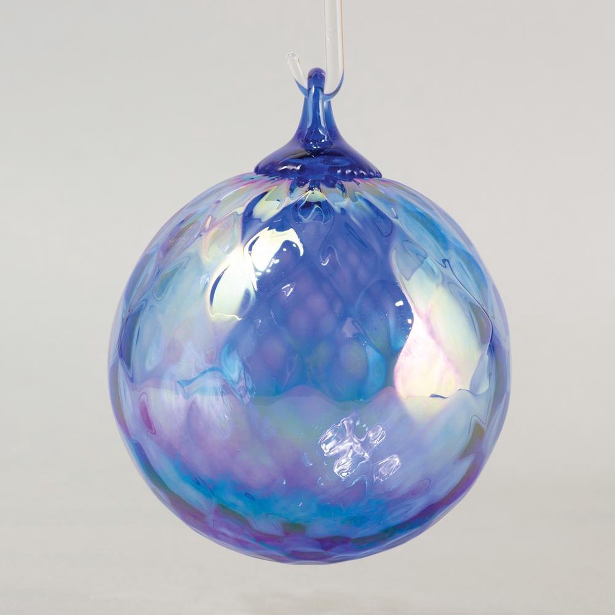 Sapphire Classic Round Ornament by GlassEye Studio