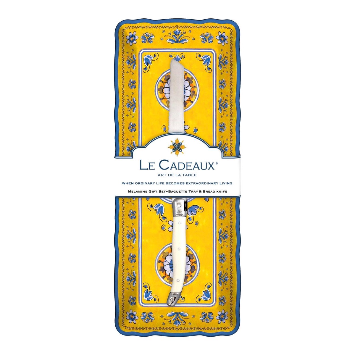 Benidorm Baguette Tray Gift Set by Le Cadeaux