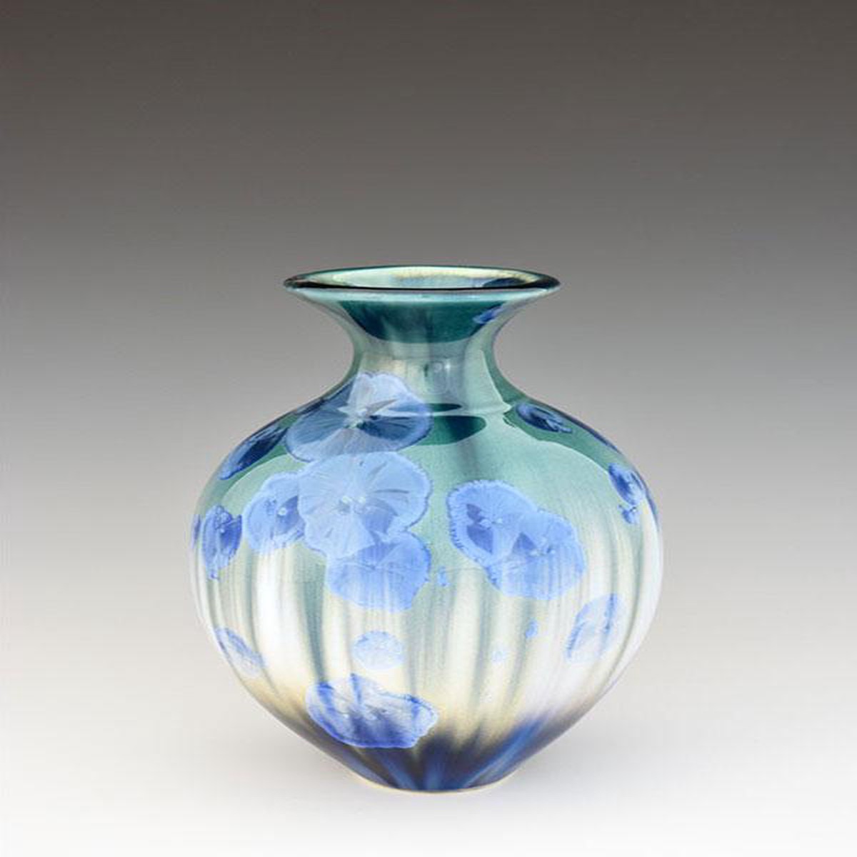 Stellar Pottery Sweet William Vase Cream Green Blue