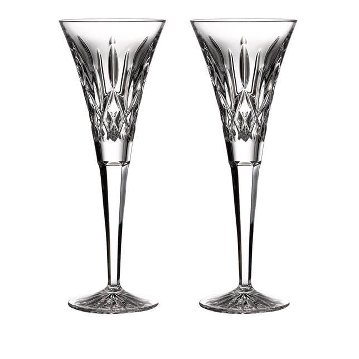 Waterford Lismore Toasting Flute Pair