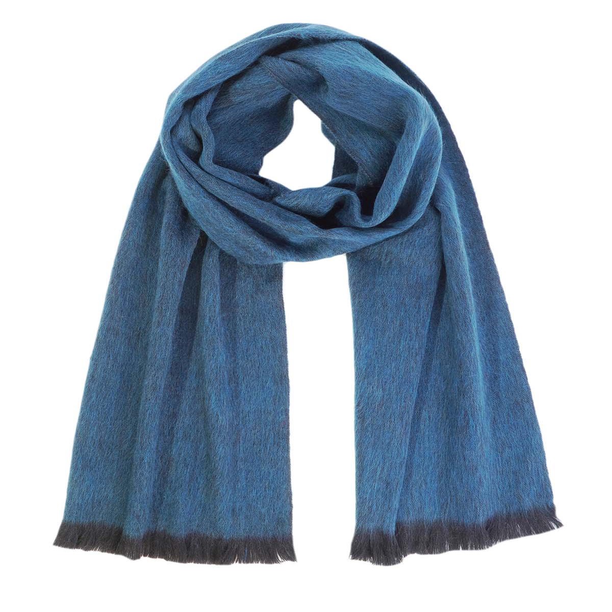 Alpaca Scarf - Blue Stone