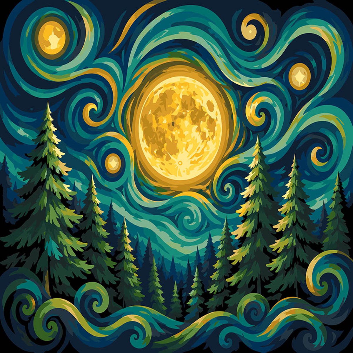 Moonlit Forest Glow