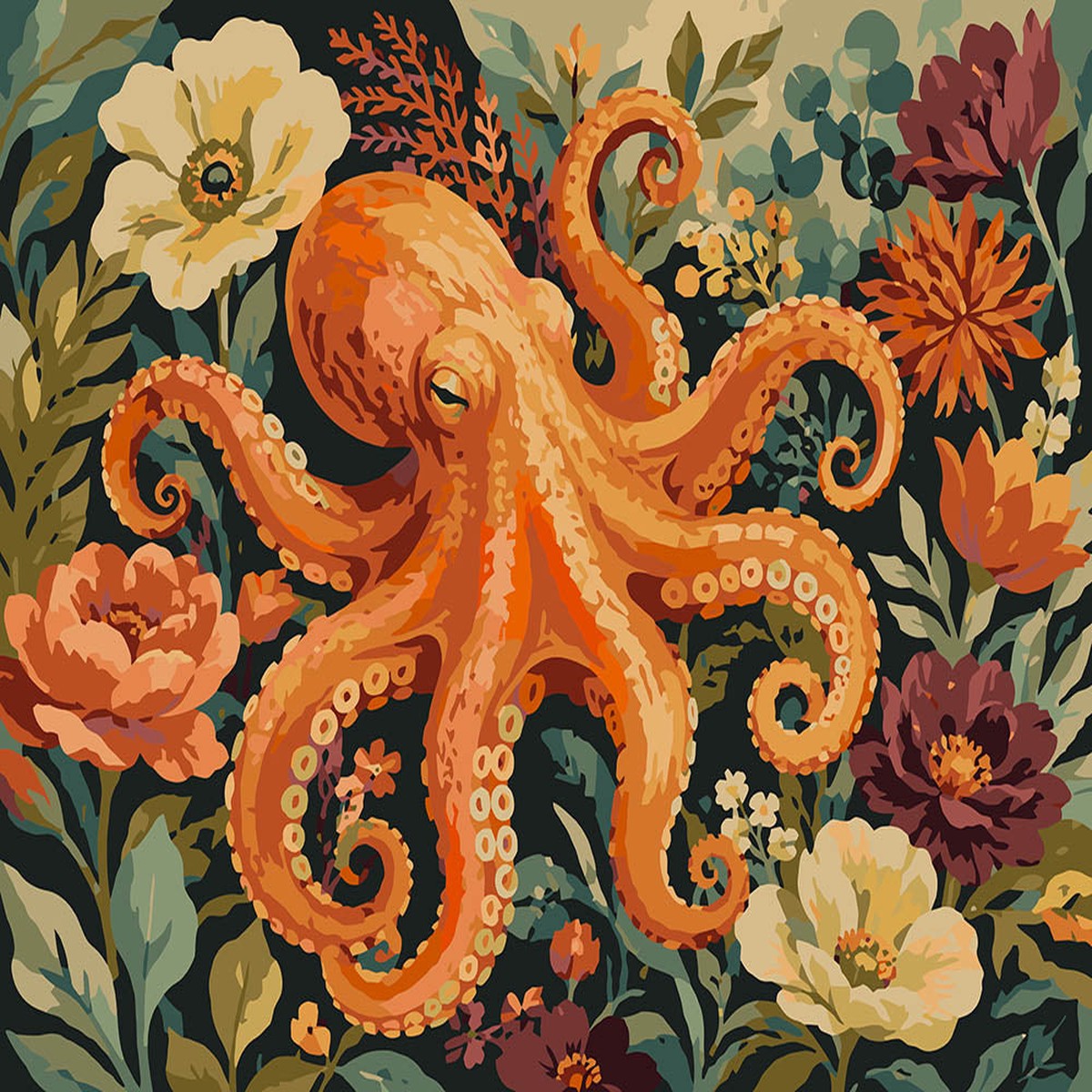 Octopus in Bloom