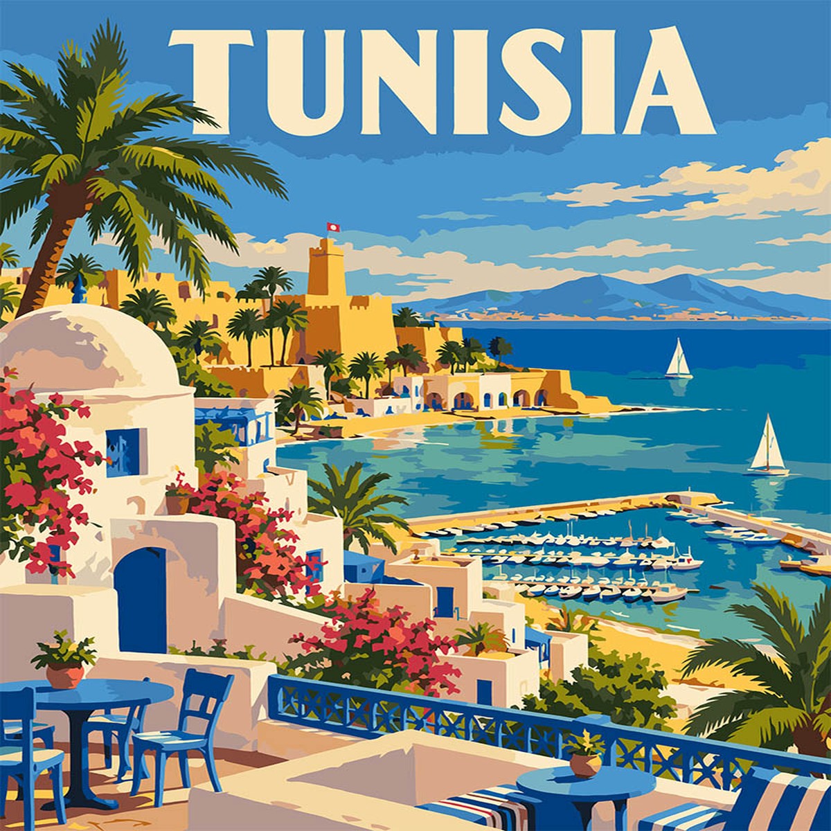 Travel Poster Tunisia