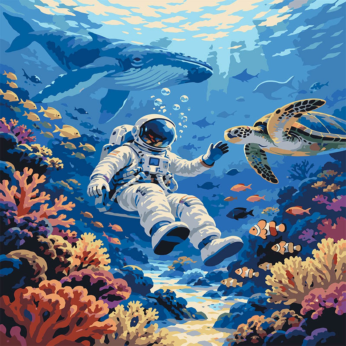 Astronauts Coral Reef Adventure