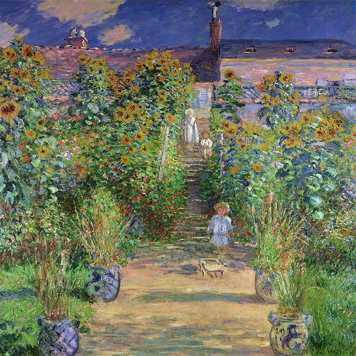 Diamond Painting - The Artist's Garden at Vtheuil - Monet