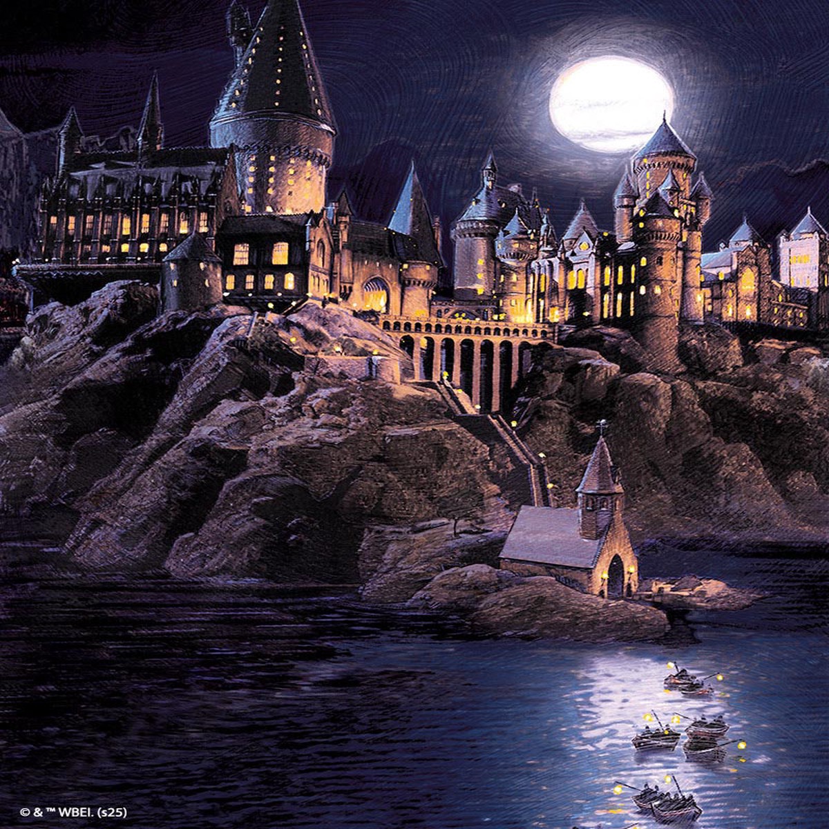 Diamond Painting - Harry Potter - Hogwarts Castle at Night