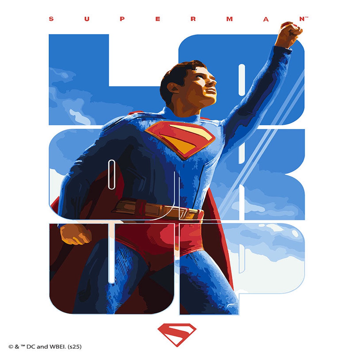 Superman Look Up Poster