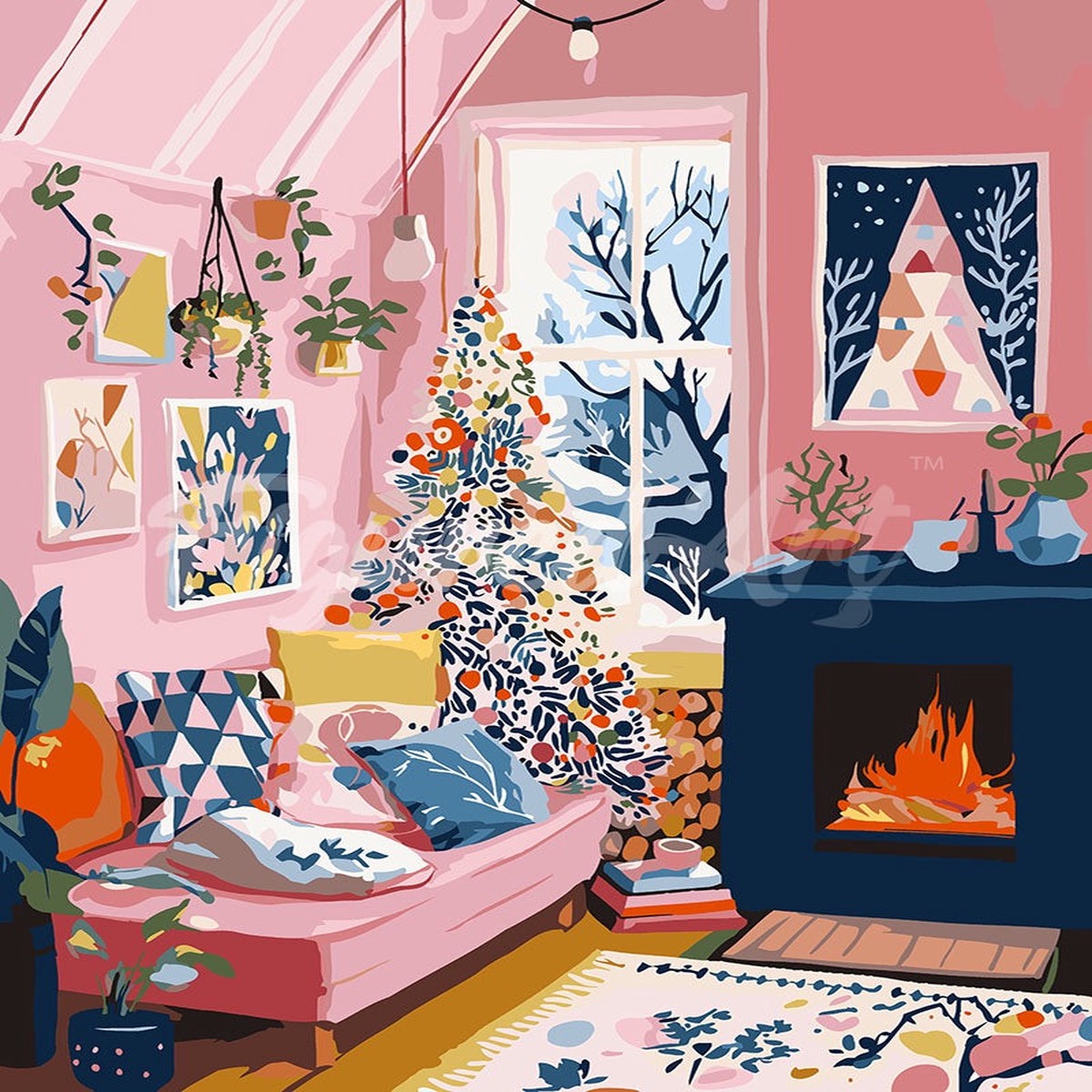 Artistic Holiday Corner