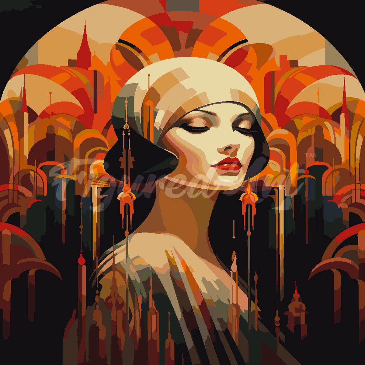 Art Deco Woman