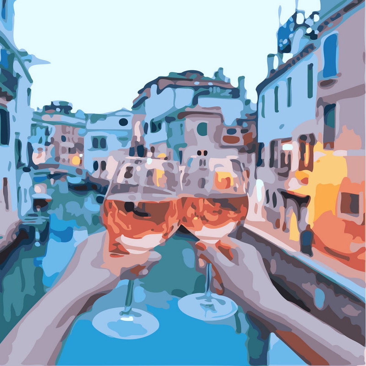 Aperitif by the canal
