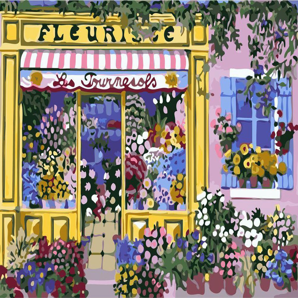 At the florist shop