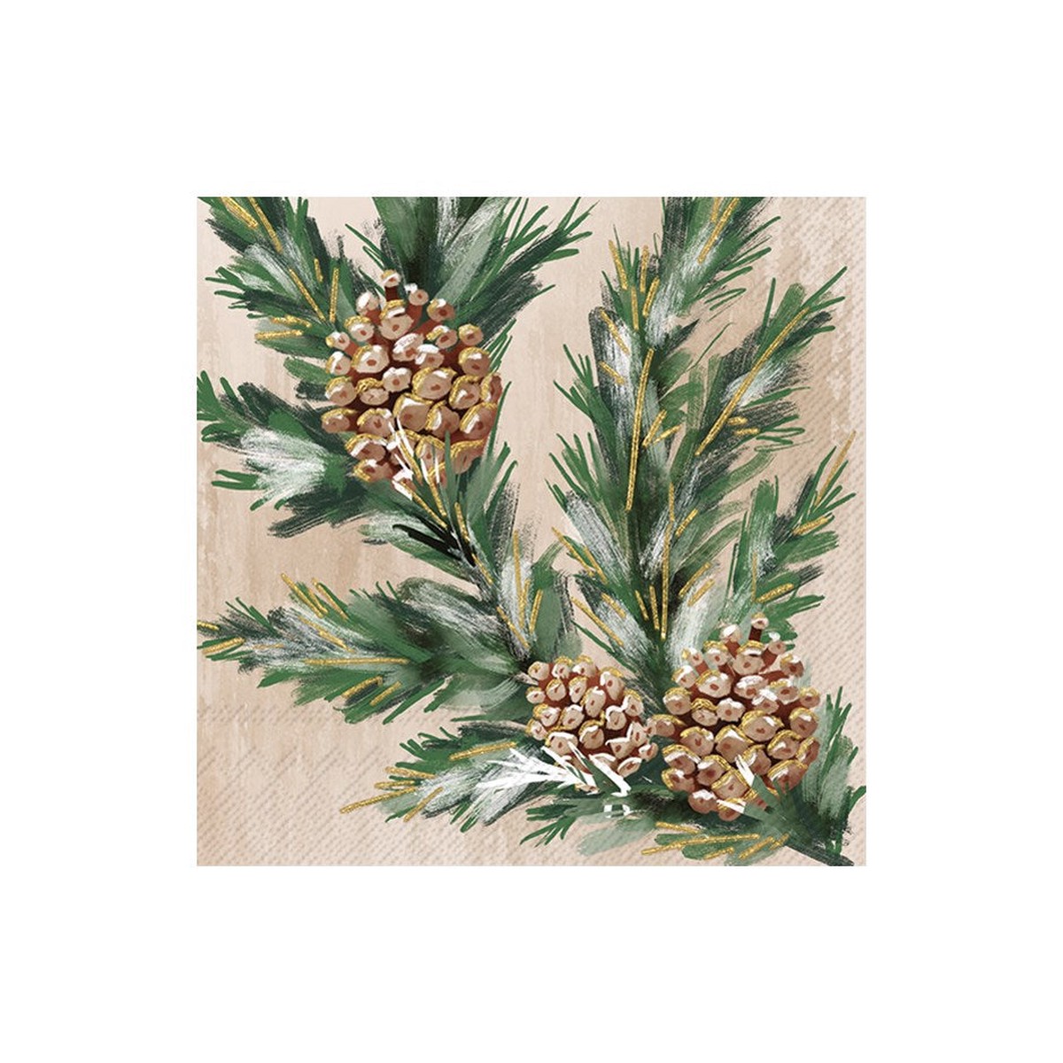 Gilded Swag Paper Napkins - Lunch