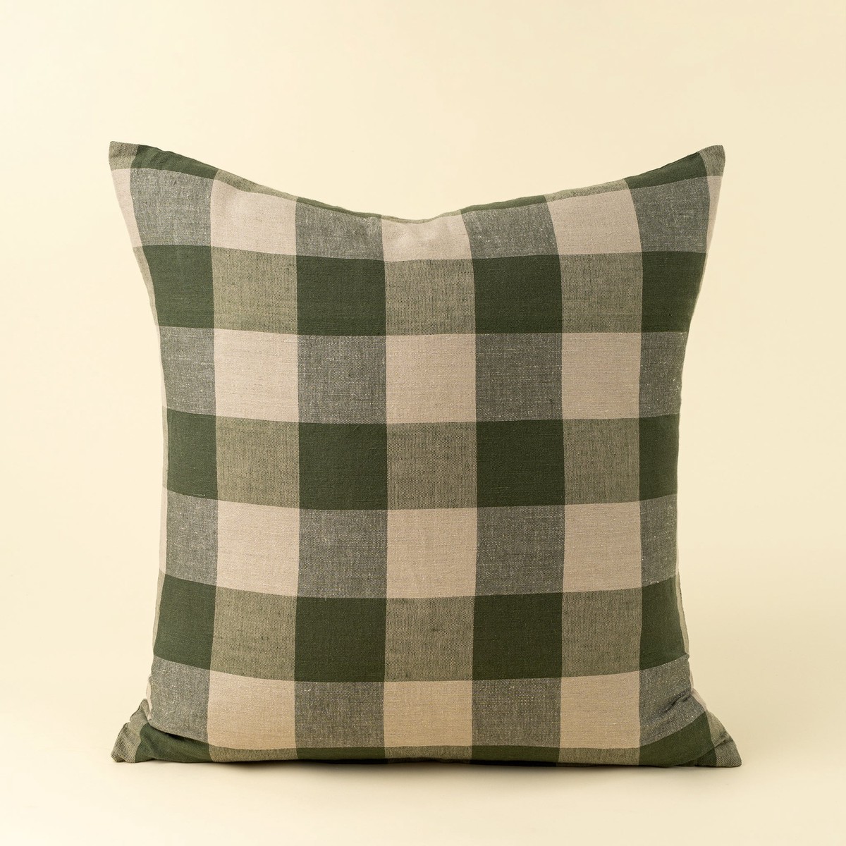 Hawthorne Gingham Pillow - Green 24x24