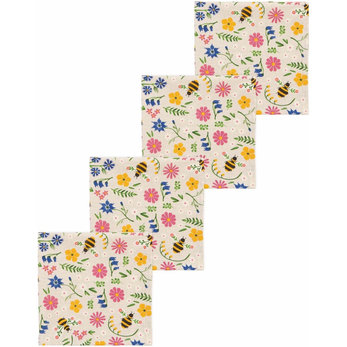 Napkin Set - Bee Garden