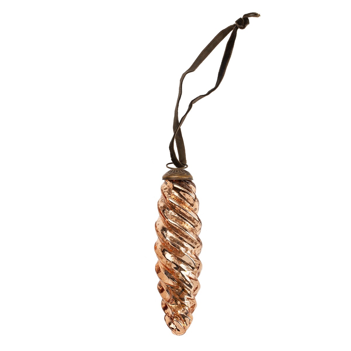Copper Icicle Ornament - Large