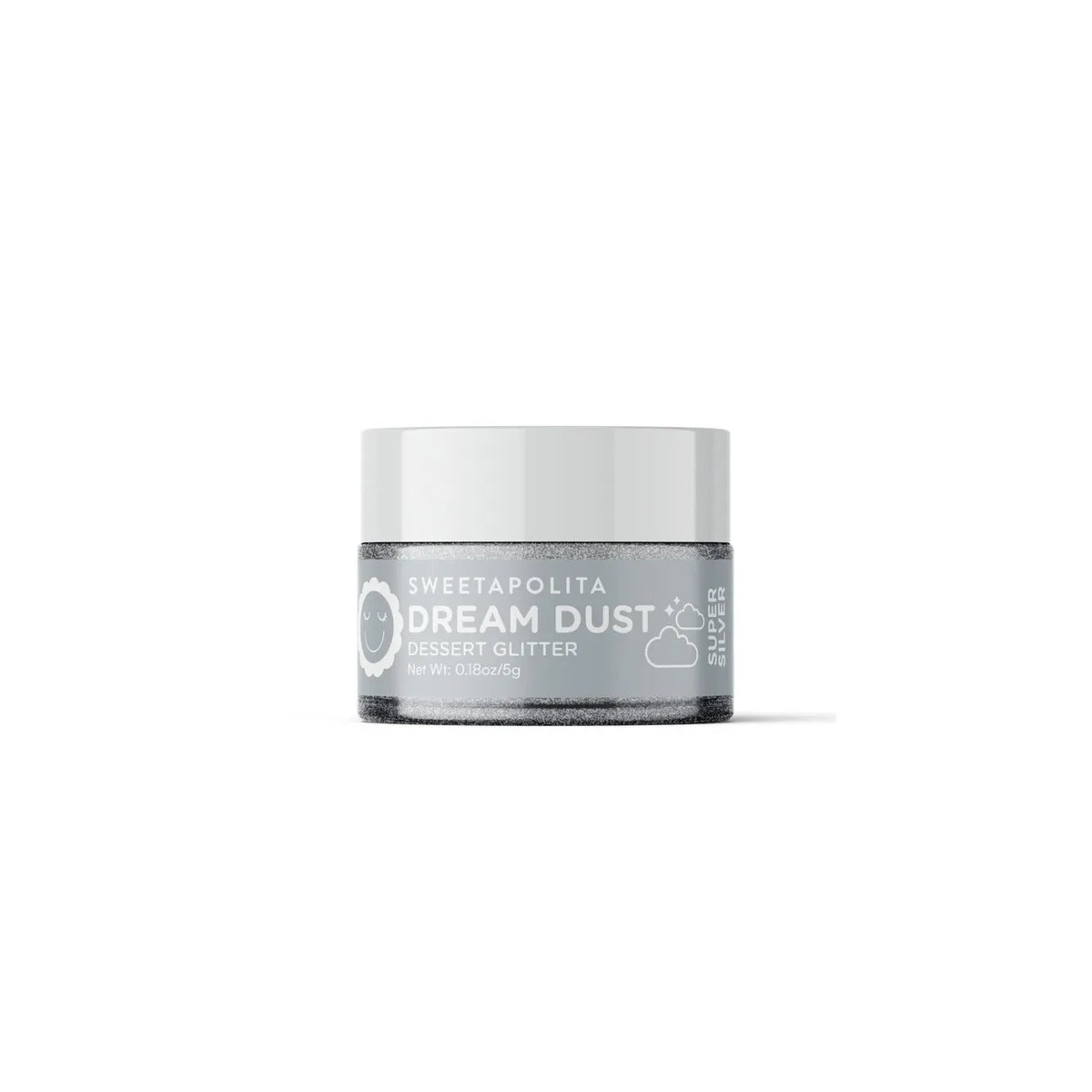 Sweetapolita Edible Dessert Glitter - Silver
