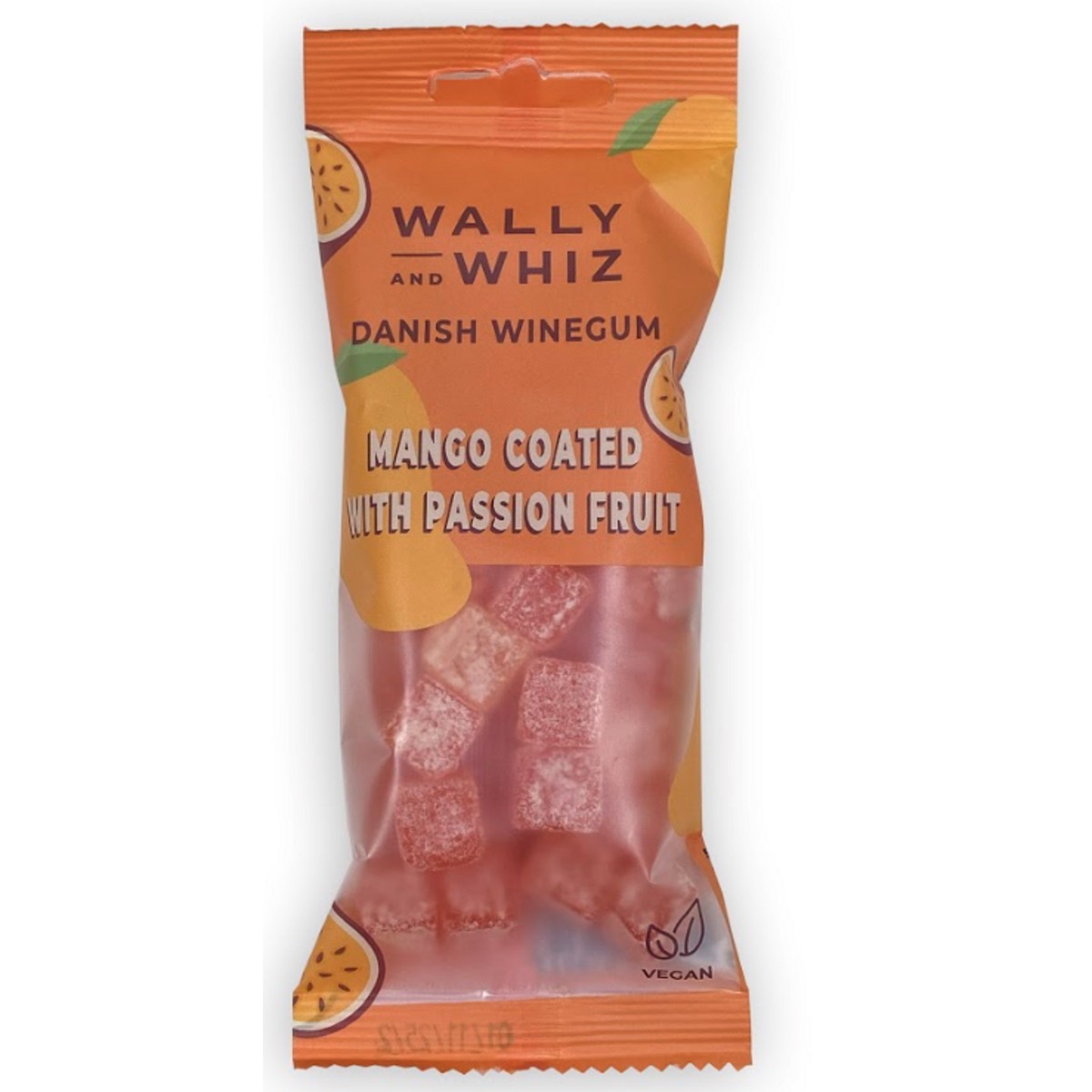 Wally & Whiz Mango Winegum with Passionfruit Dust