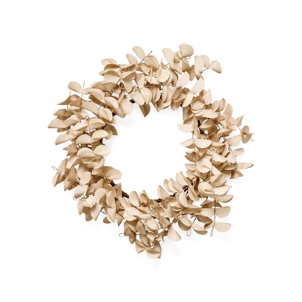 Beige Eucalyptus Wreath