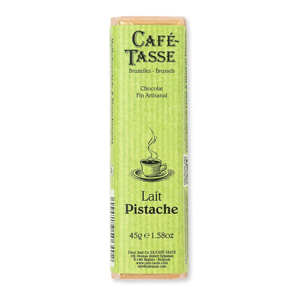 Cafe Tasse Milk Chocolate Pistachio
