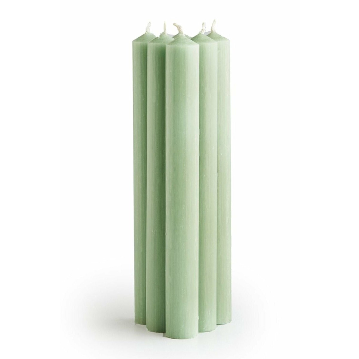 St Eval Taper Candle - Green