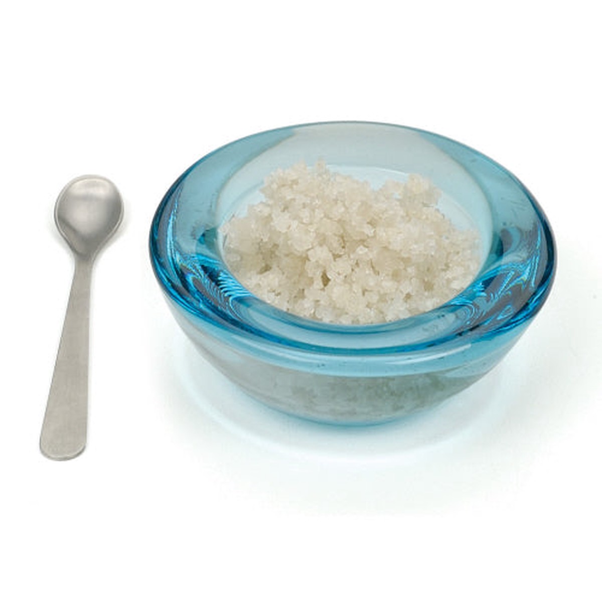 Small Brushed Silver Spoon
