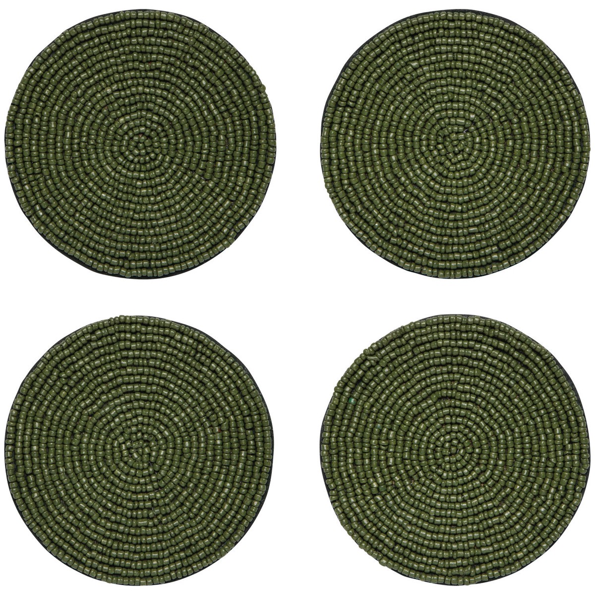 Cedar Beaded Coasters Set