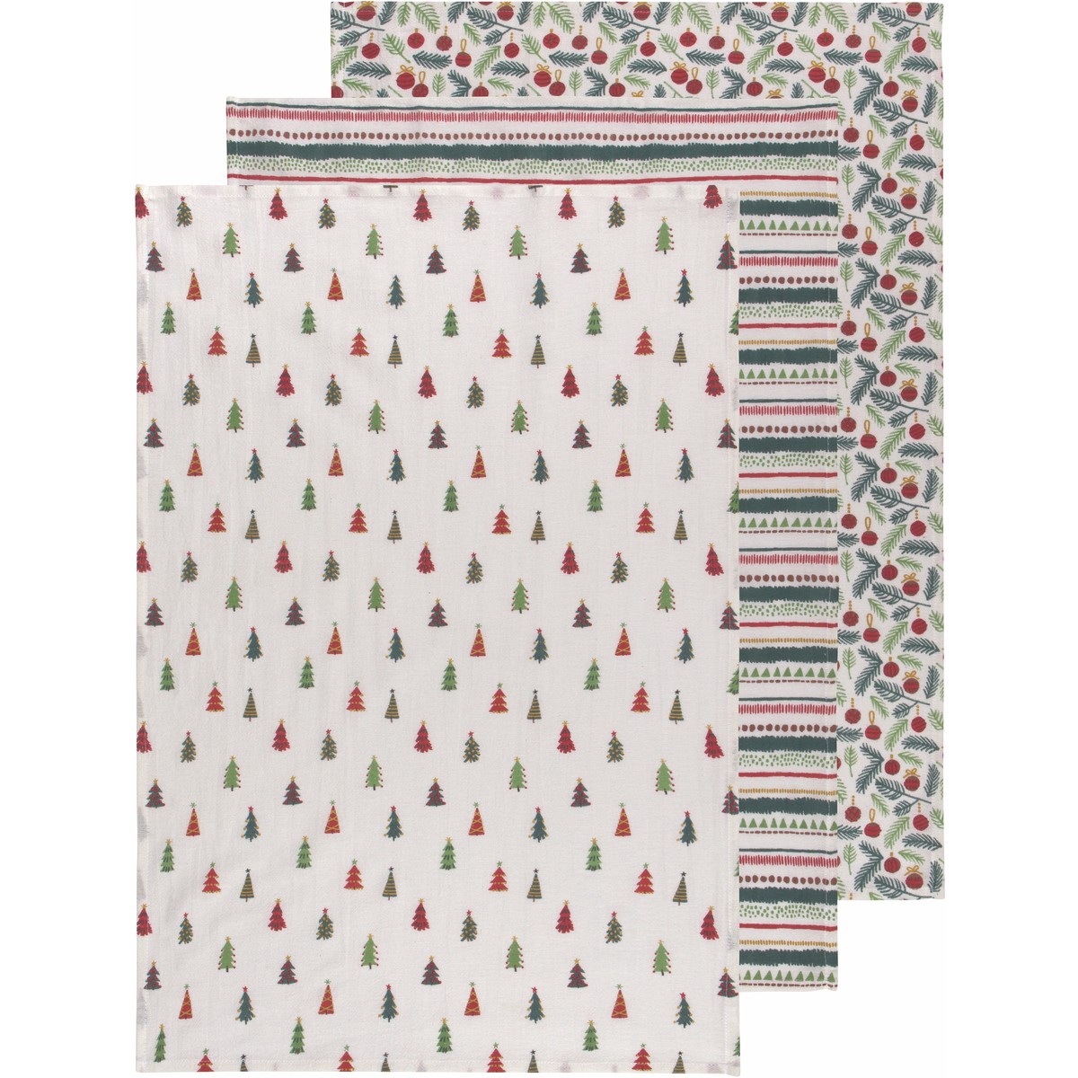 Tea Towel Set/3 Merry & Bright