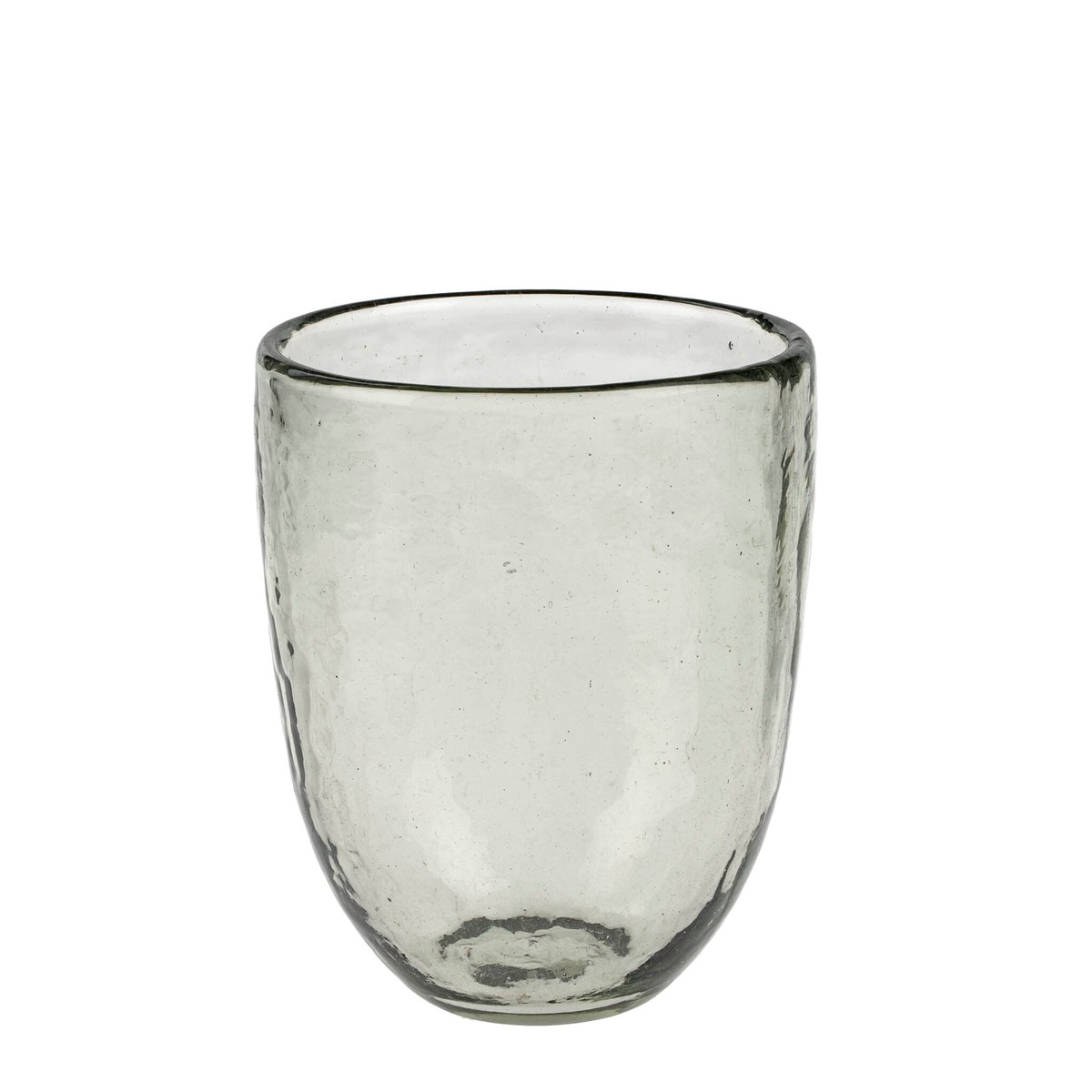 Large Hammered Glass Vase