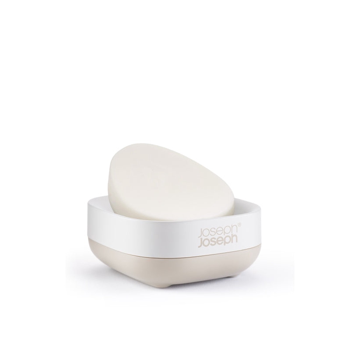 Beige Compact Soap Dish