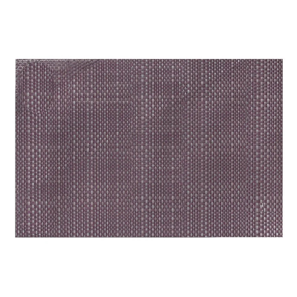 Trace Basketweave Placemat - Eggplant