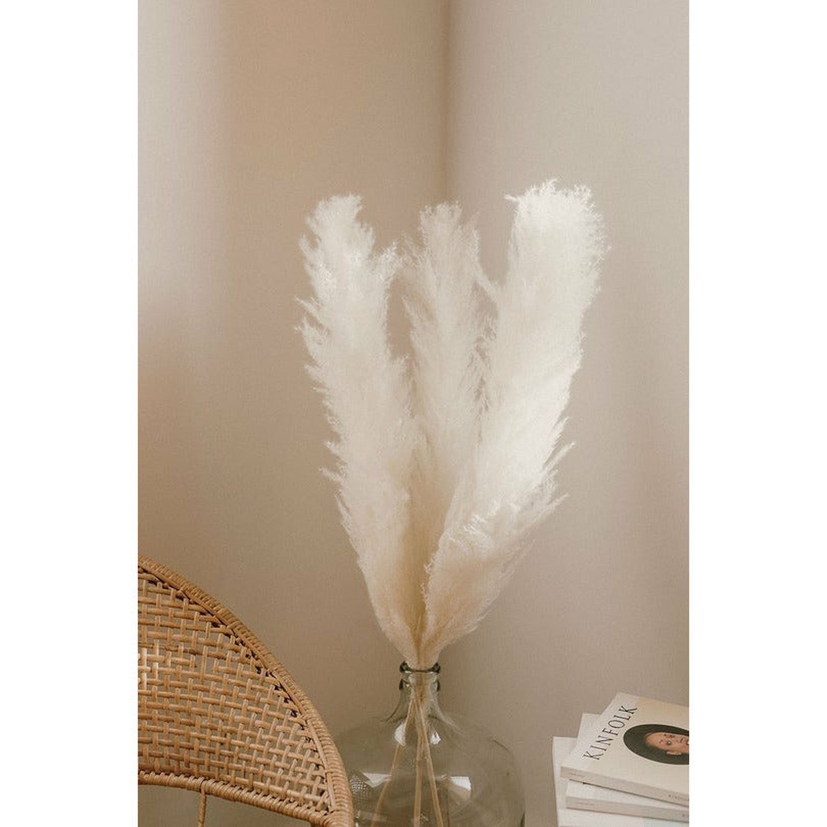 Bleached White Pampas Grass
