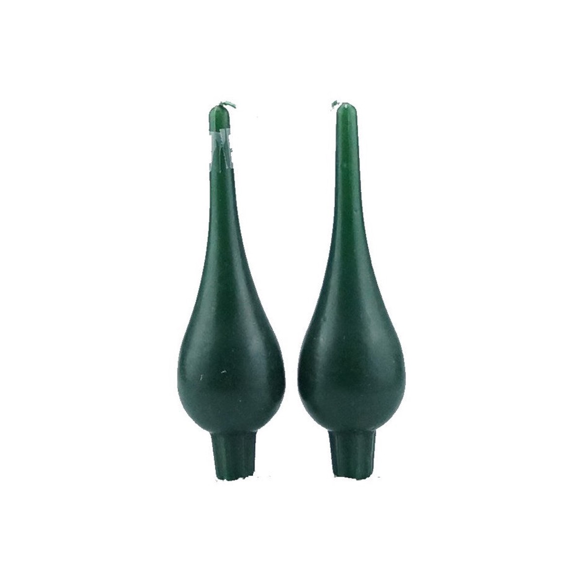 Danish Drop Candles - Green