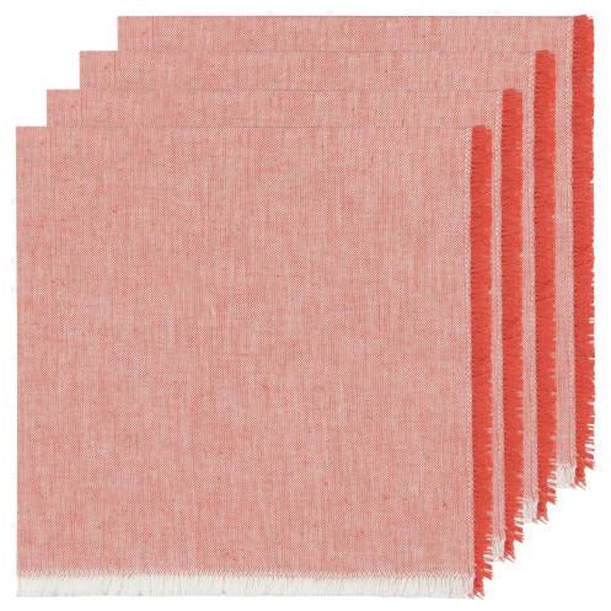 Chambray Napkins in Clay