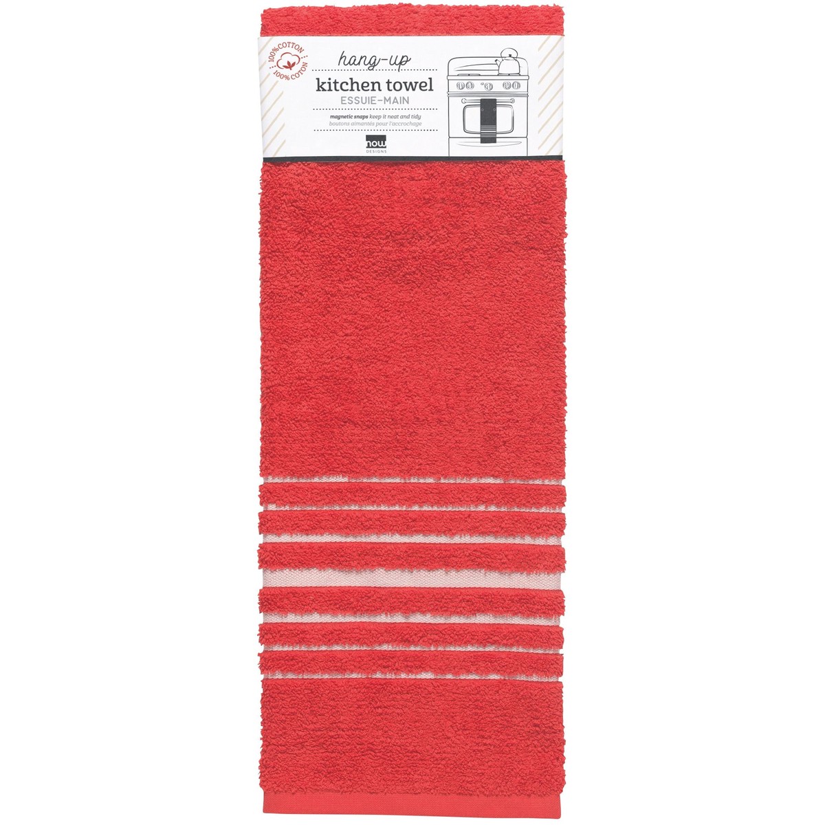 Hang-Up Hand Towel in Red