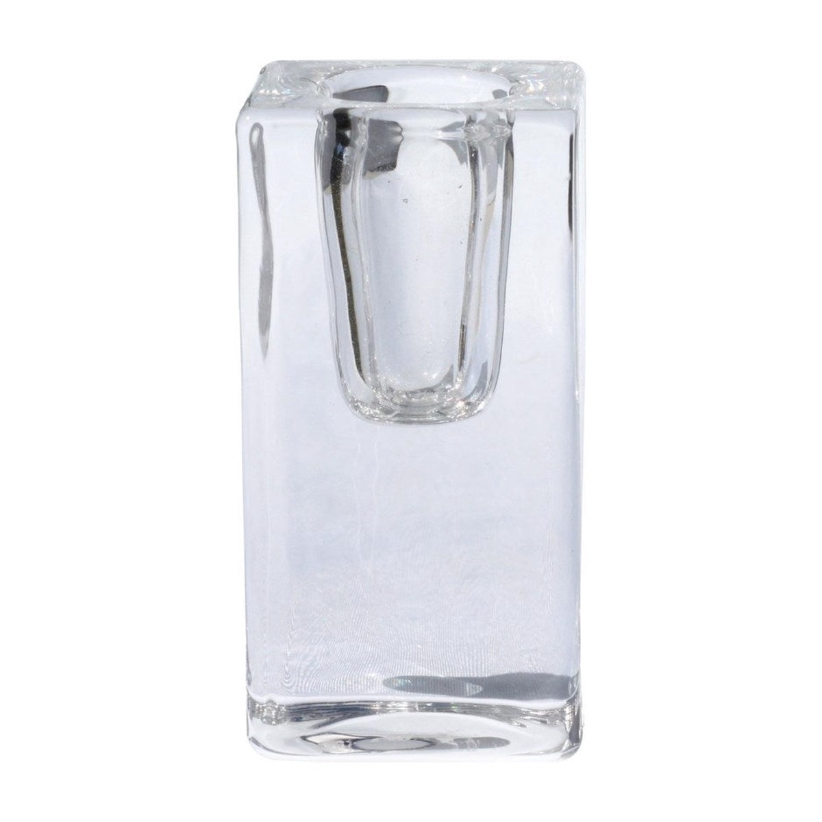 Clear Candle Holder - Large
