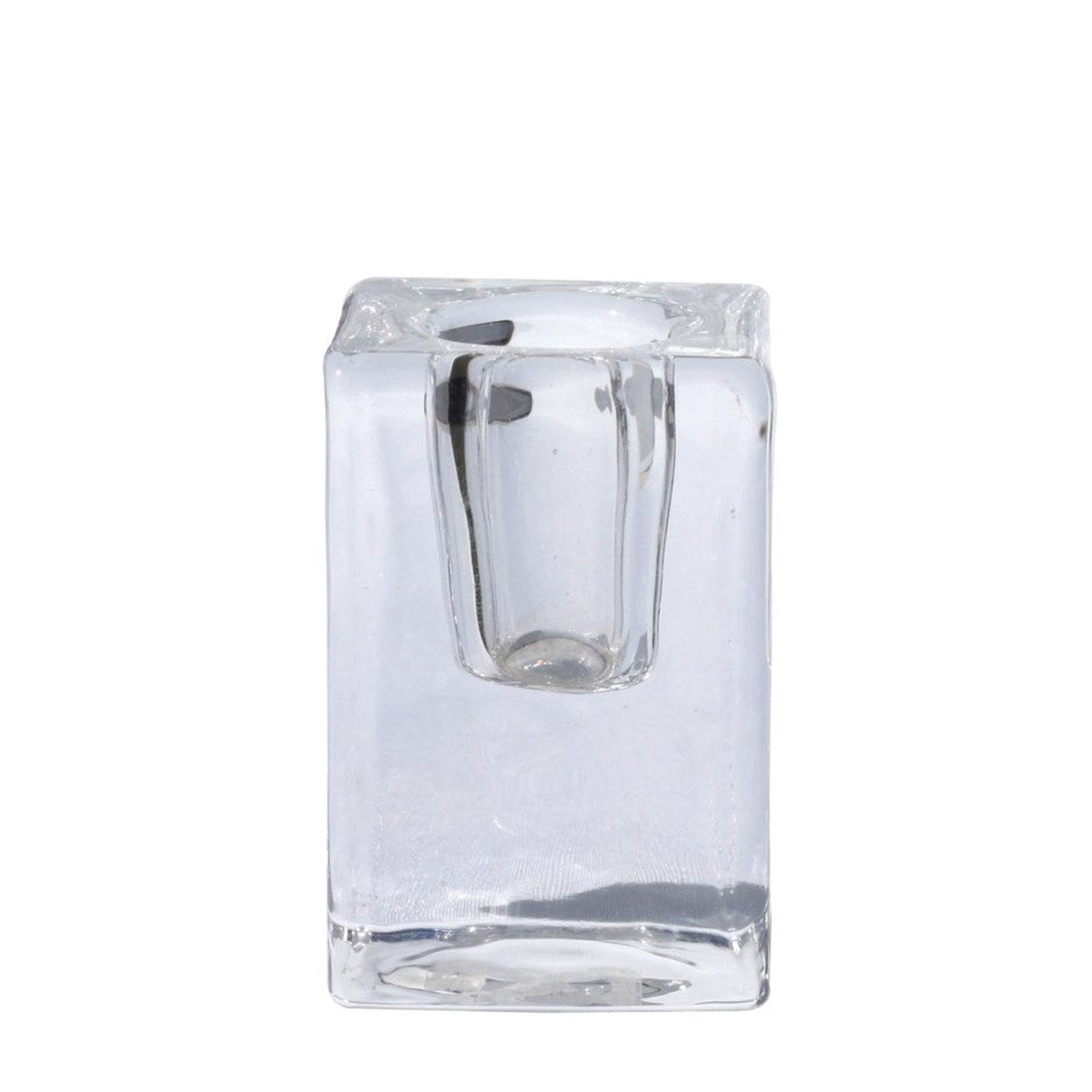 Clear Candle Holder - Small