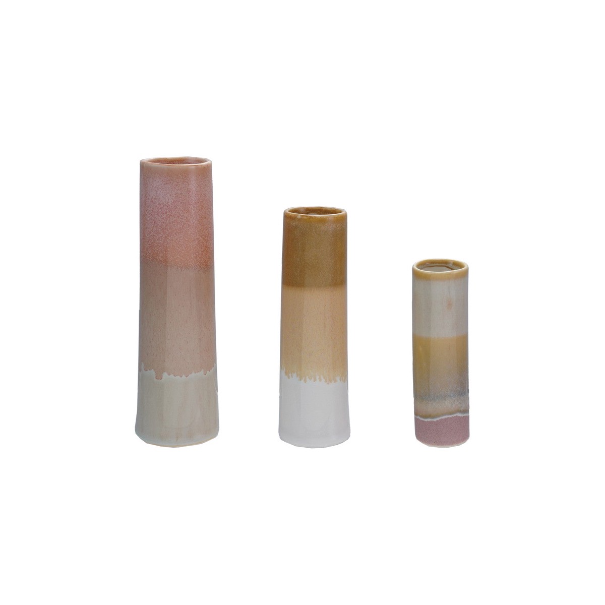 Reactive Glaze Stoneware Vase